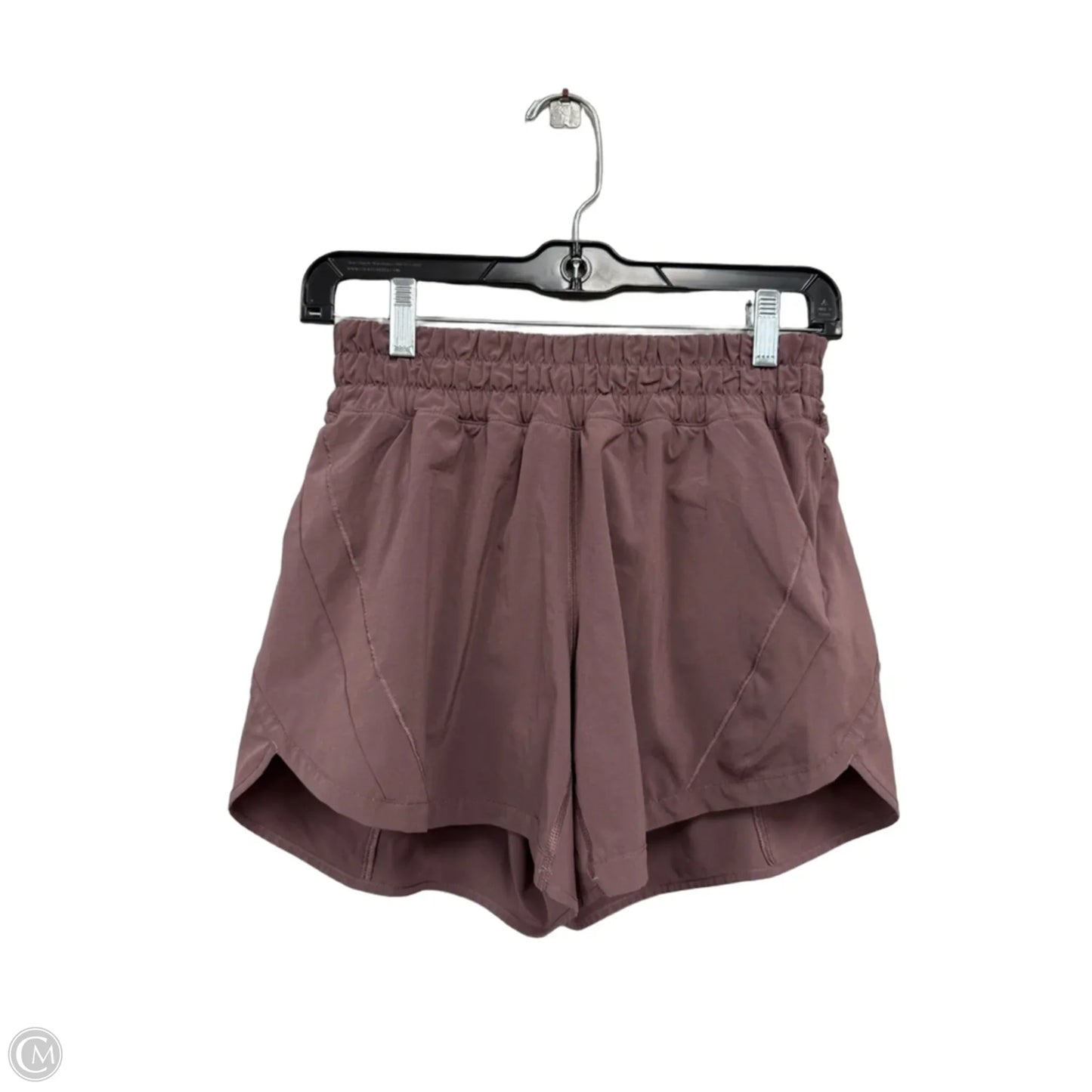 Athletic Shorts By Lululemon In Mauve, Size: 6