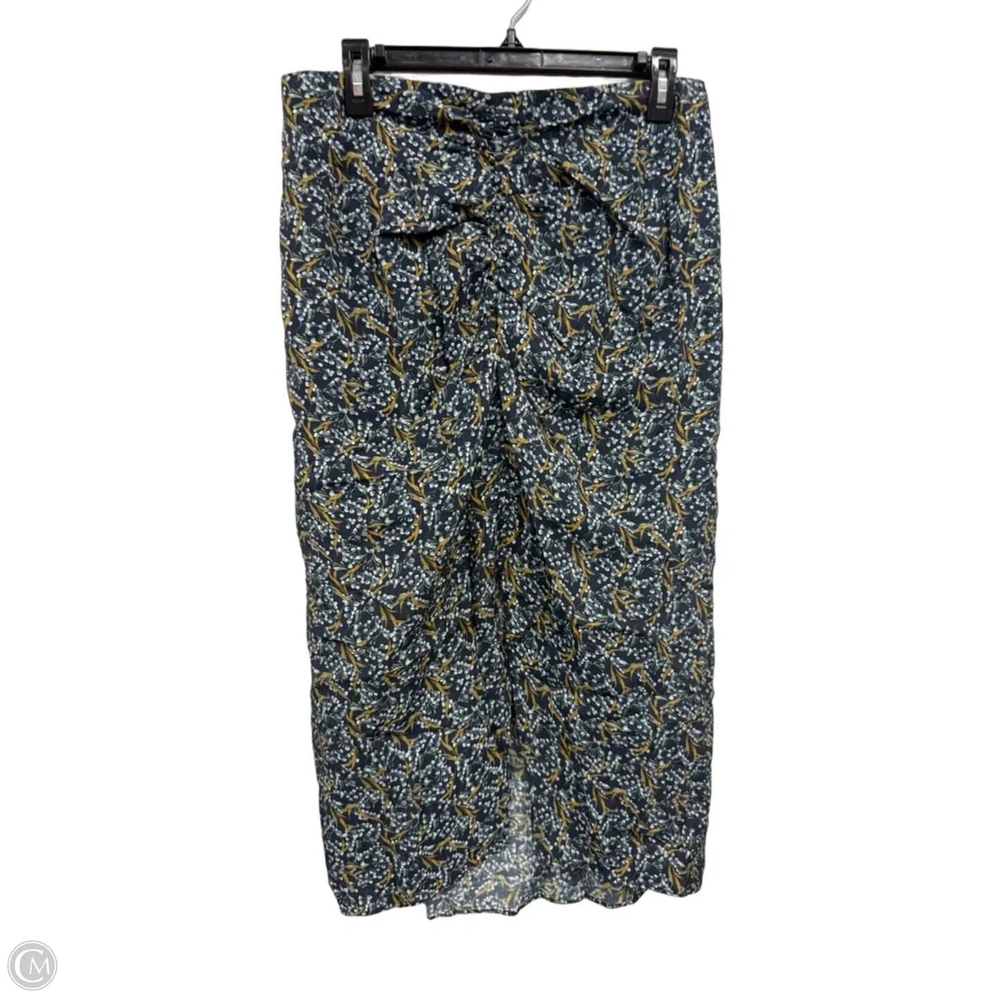 Skirt Midi By White House Black Market In Blue & Brown, Size: 8