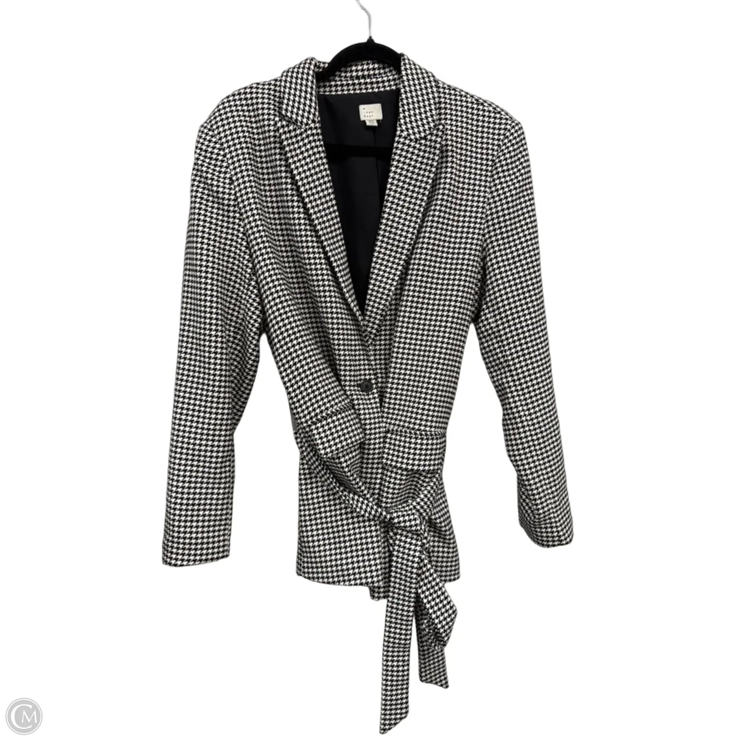 Coat Peacoat By A New Day In Black & White, Size: Xxl