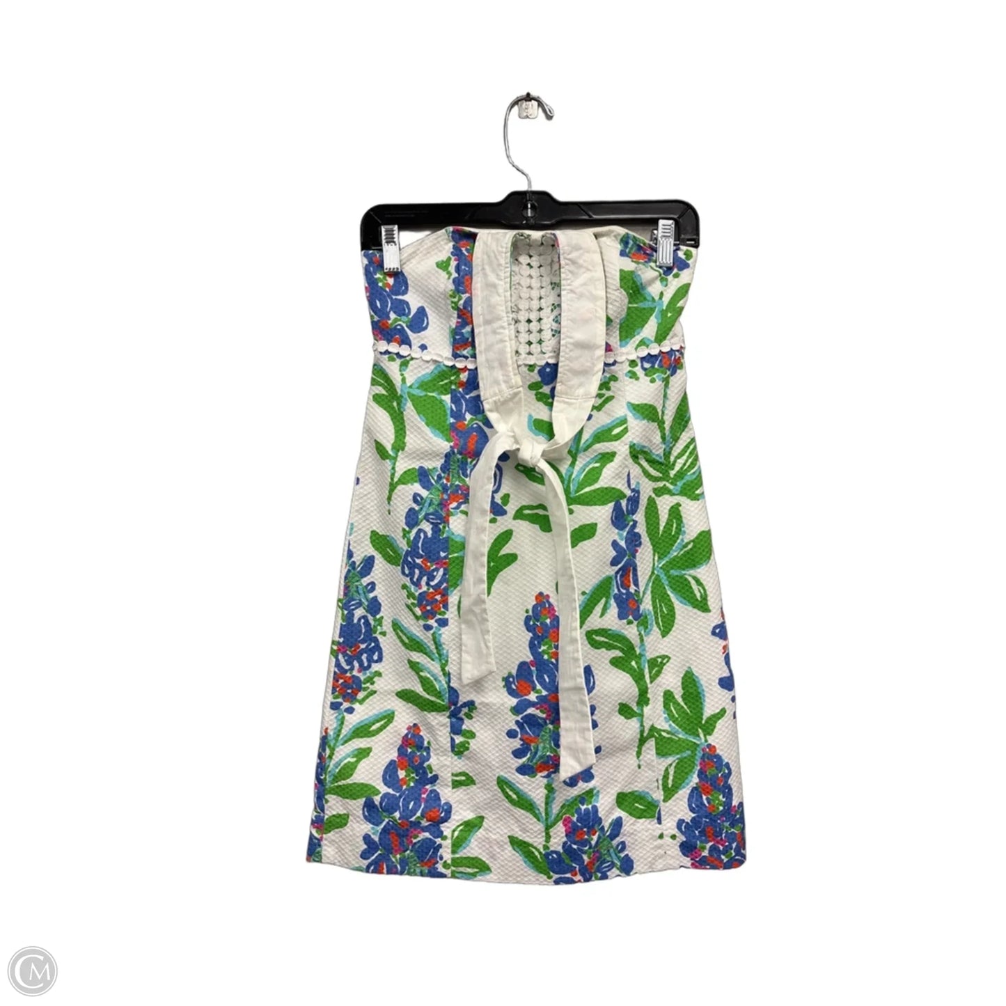 Dress Designer By Lilly Pulitzer In Blue & Green, Size: 0p