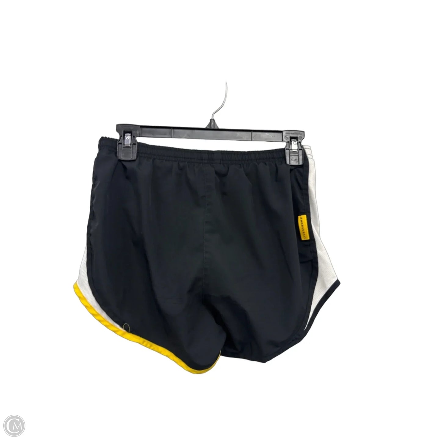 Athletic Shorts By Nike Apparel In Black & Yellow, Size: Xs