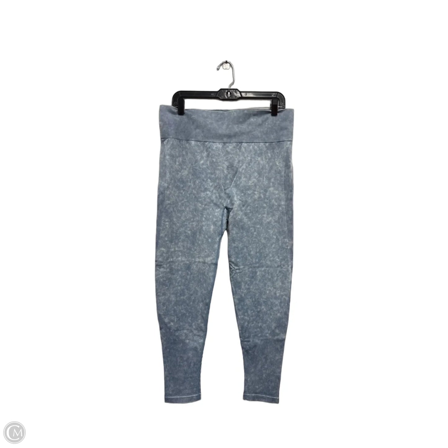 Athletic Leggings By Livi Active In Blue & White, Size: 2x