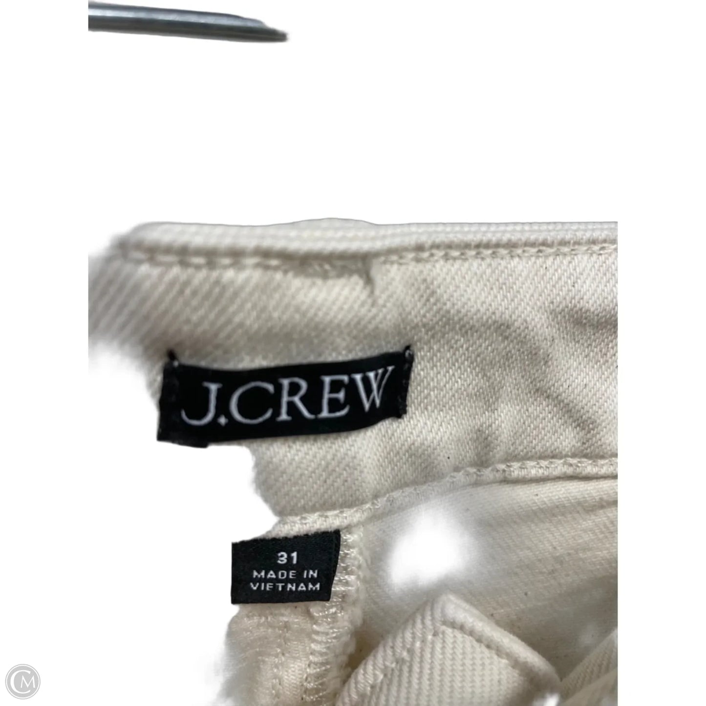 Jeans Wide Leg By J. Crew In Cream, Size: 12
