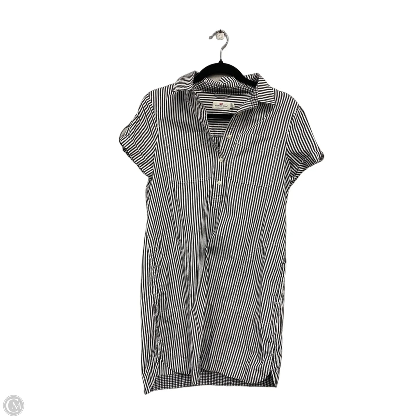 Dress Casual Short By Vineyard Vines In Grey & White, Size: 6