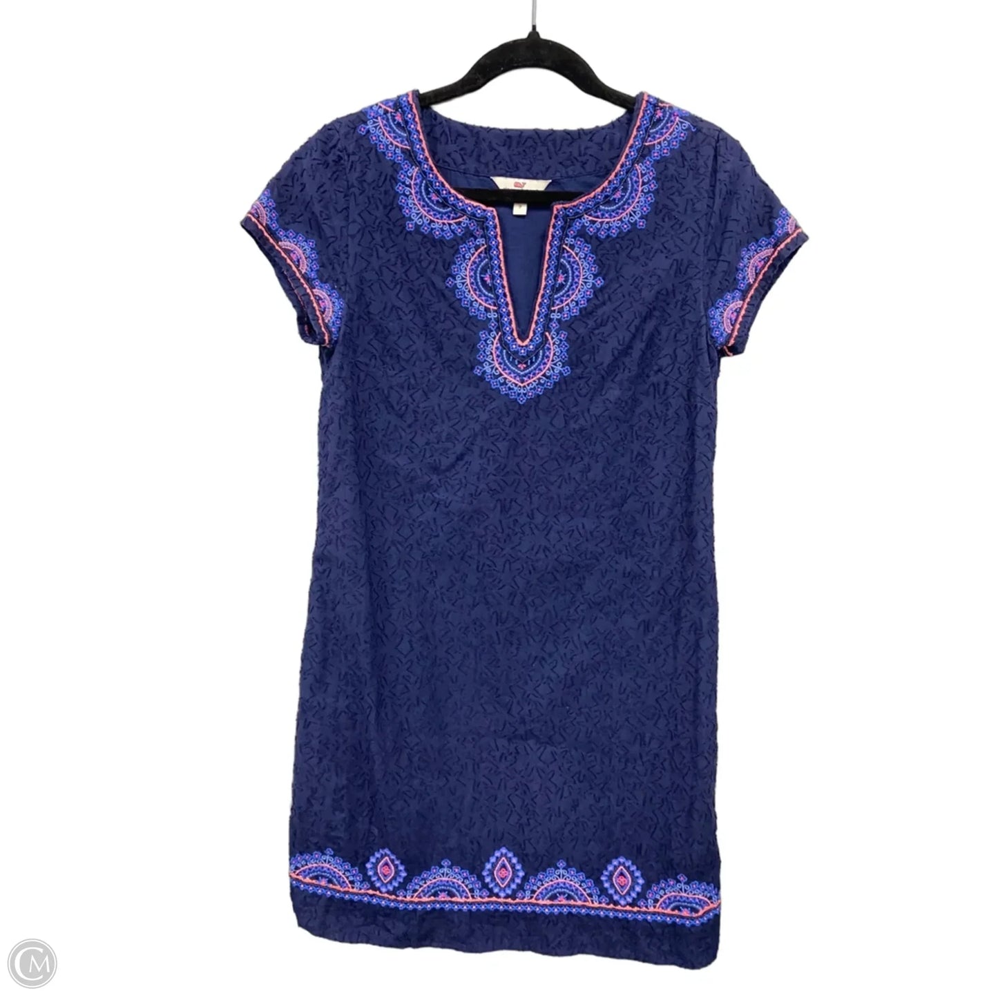 Dress Casual Short By Vineyard Vines In Blue & Pink, Size: 2