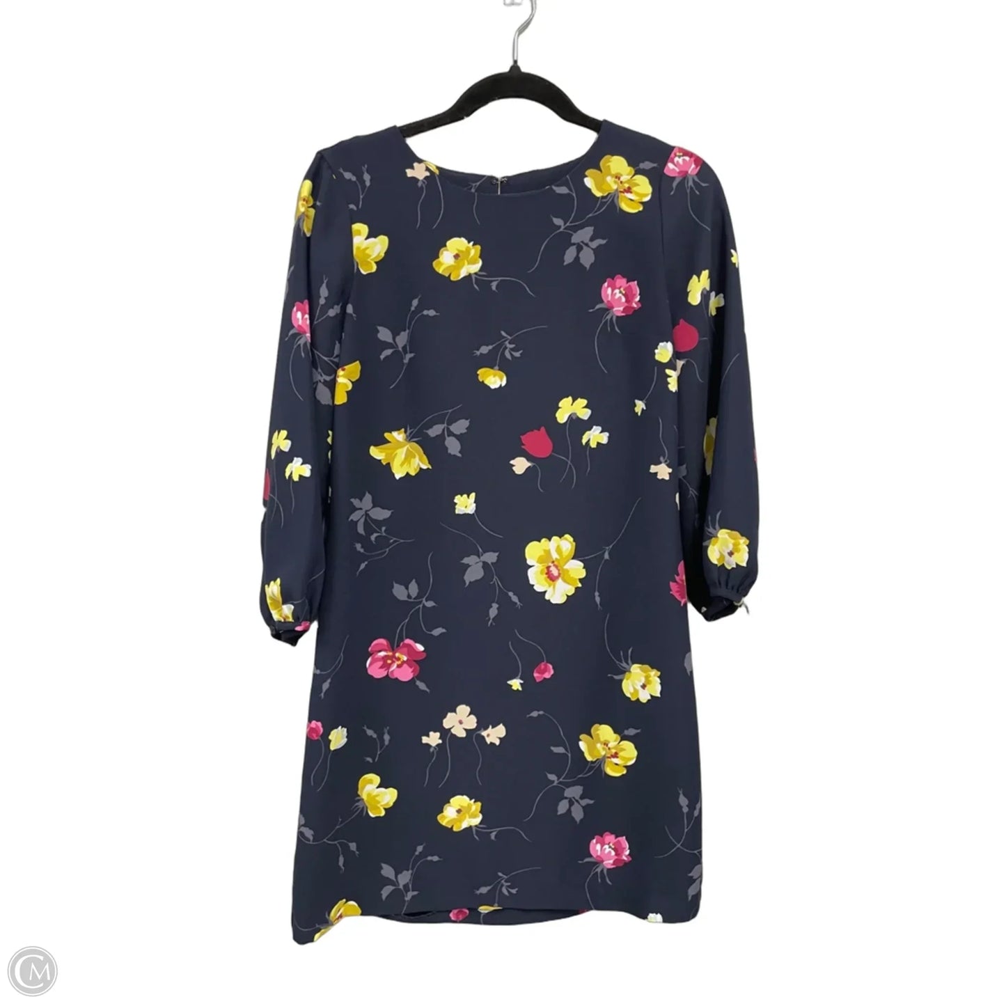 Dress Casual Short By Ann Taylor In Blue & Pink, Size: Xxs