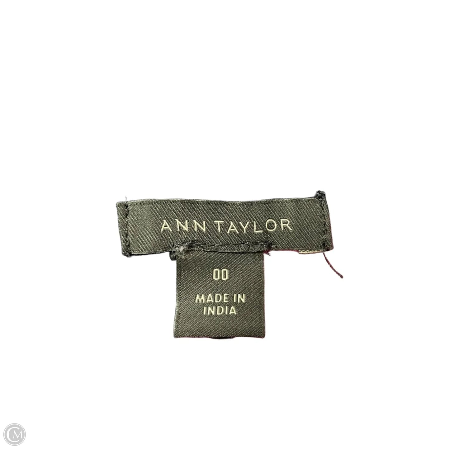 Dress Casual Short By Ann Taylor In Blue & Pink, Size: Xxs
