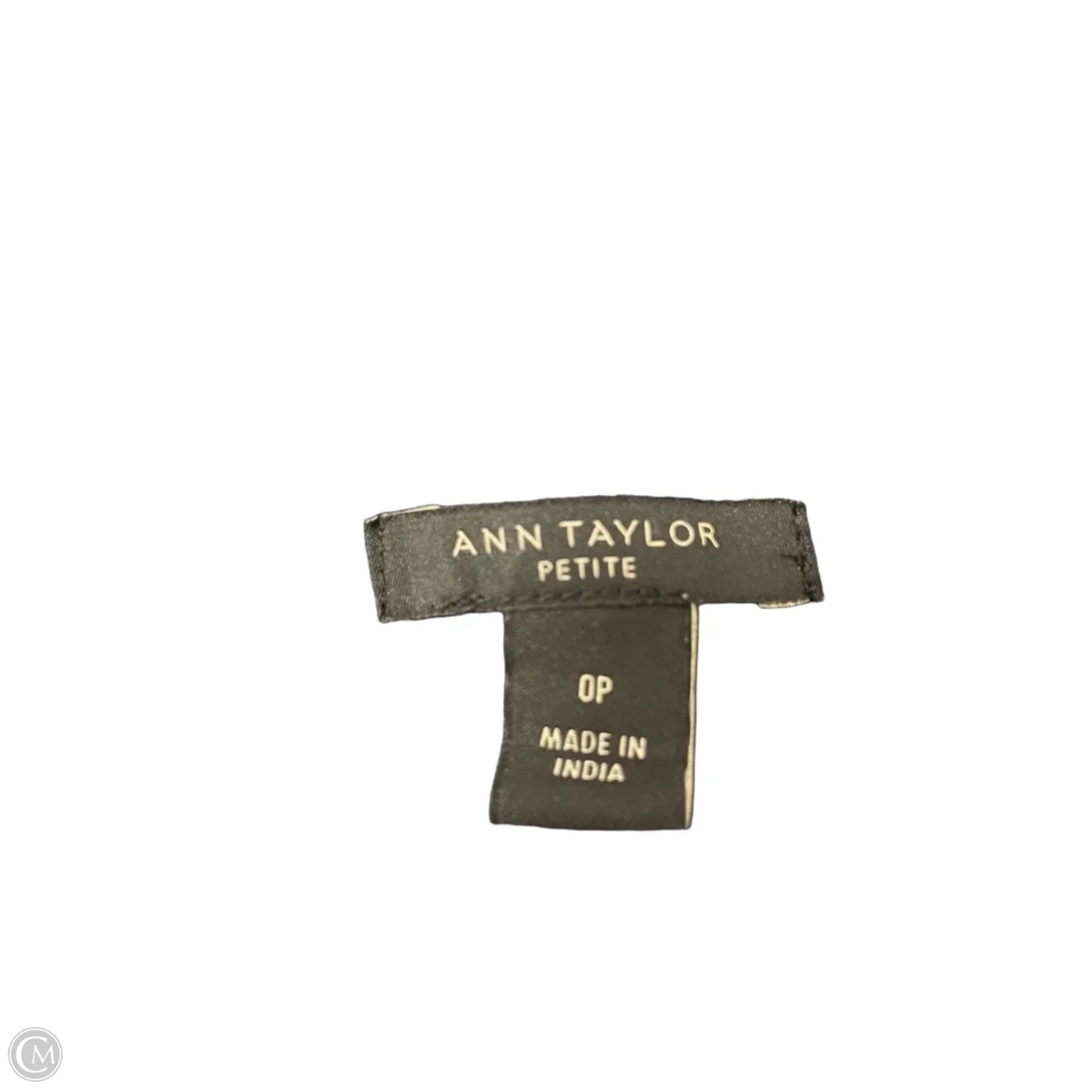 Dress Casual Short By Ann Taylor In Blue & Cream, Size: 0p