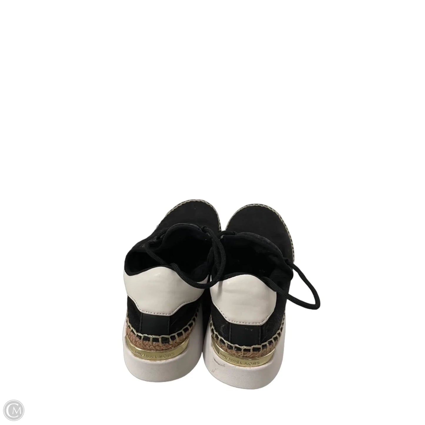 Shoes Sneakers By Michael By Michael Kors In Black & White, Size: 5.5