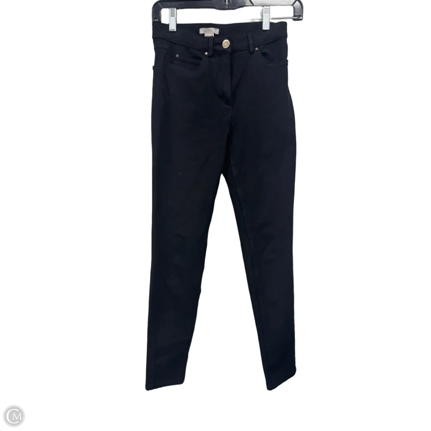 Jeans Skinny By H&m In Black Denim, Size: 2