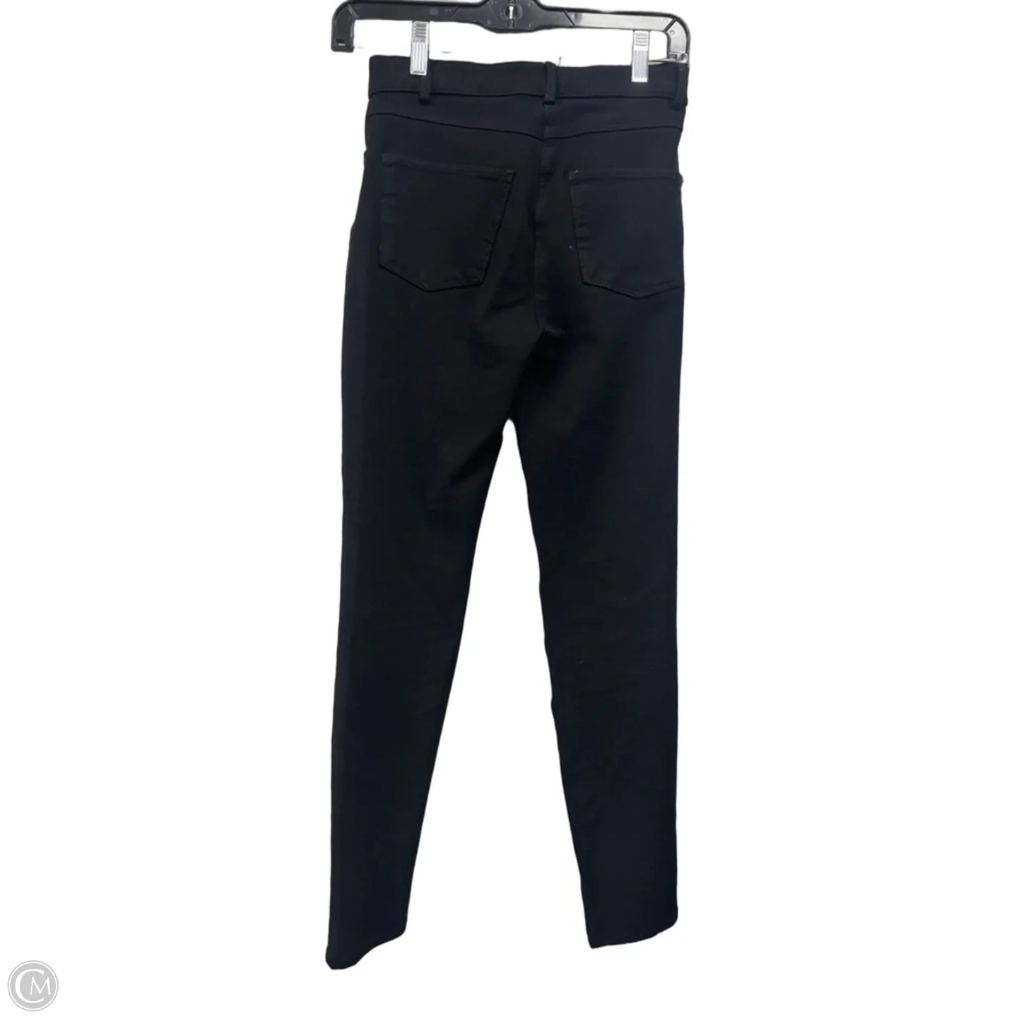 Jeans Skinny By H&m In Black Denim, Size: 2