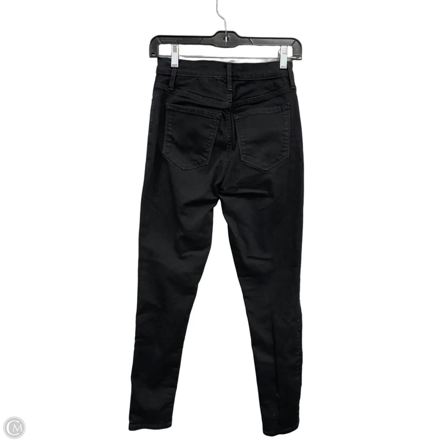 Jeans Skinny By Banana Republic In Black Denim, Size: 0