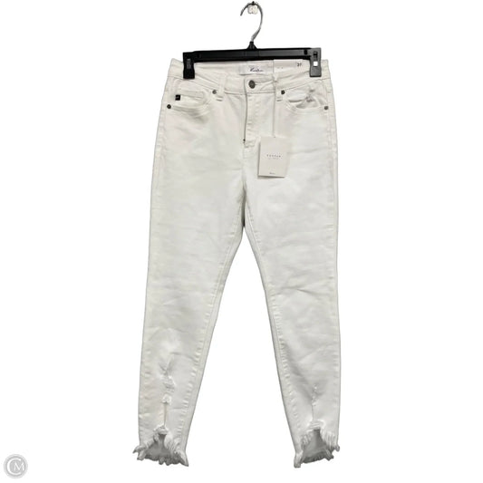 Jeans Skinny By Kancan In White, Size: 4