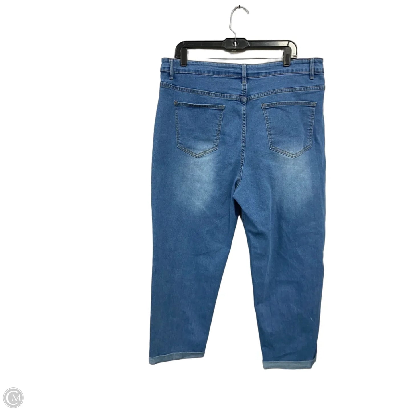 Jeans Straight By Shein In Blue Denim, Size: 3x