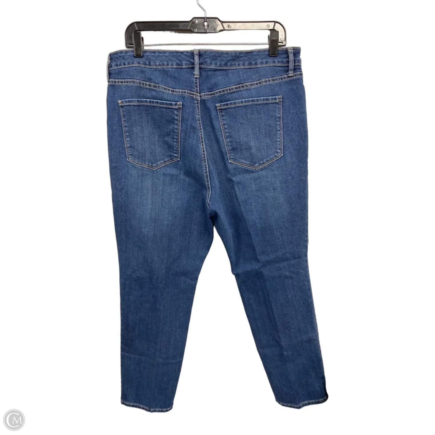 Jeans Skinny By Gloria Vanderbilt In Blue Denim, Size: 16