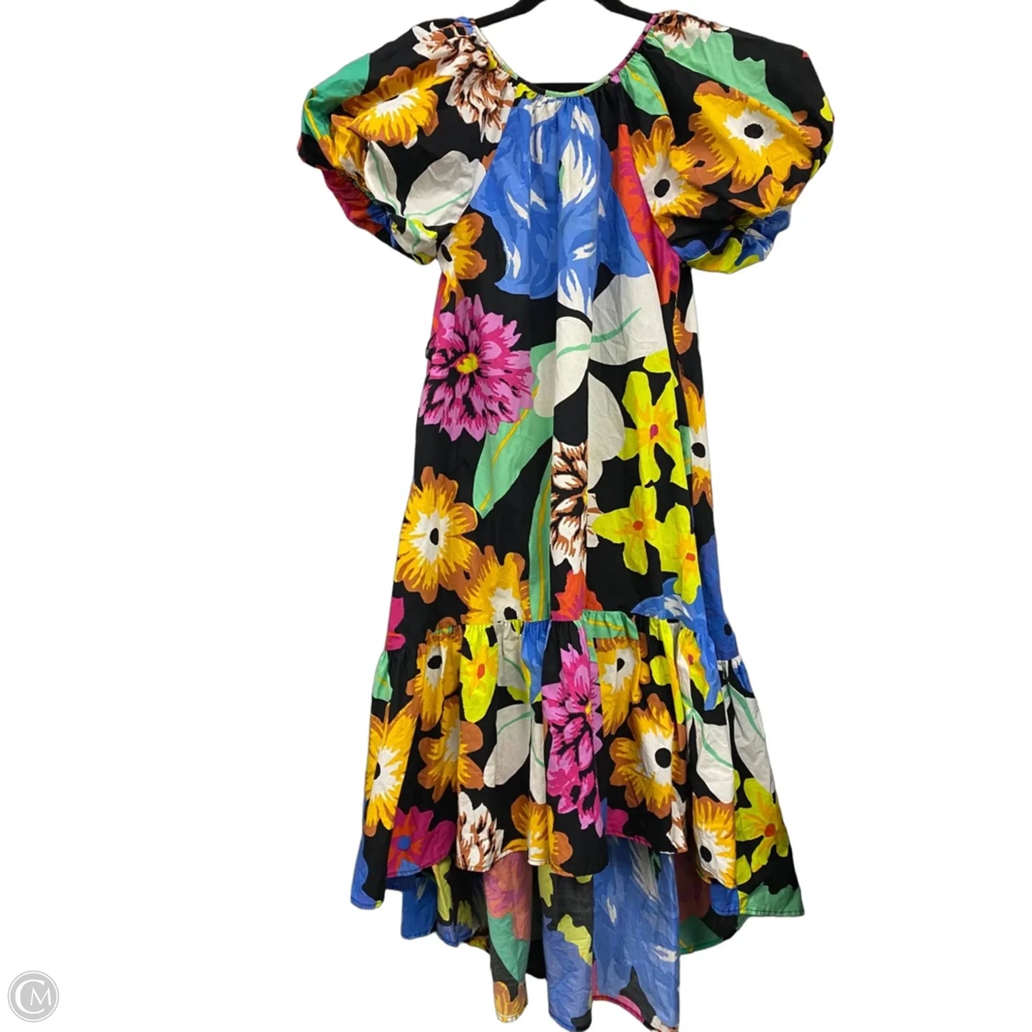 Dress Casual Maxi By Target-designer In Black & Blue, Size: M