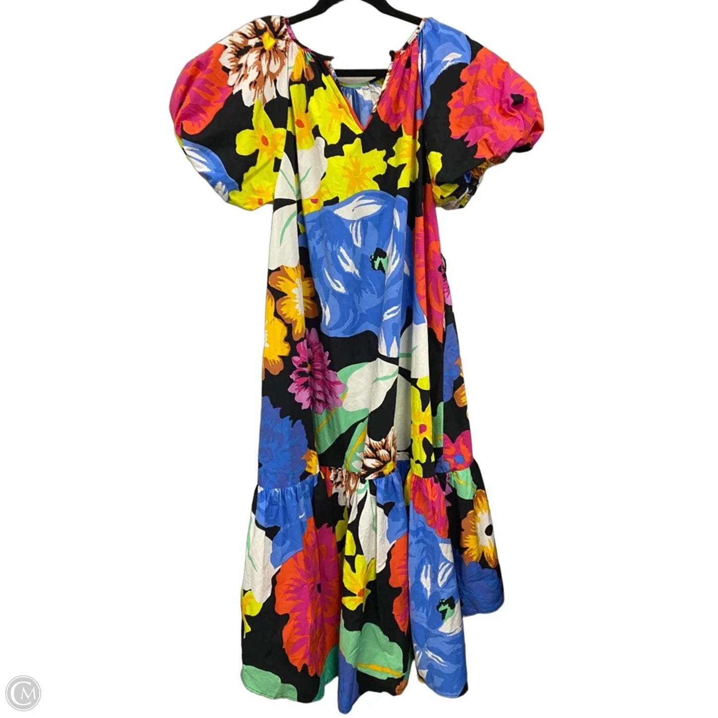 Dress Casual Maxi By Target-designer In Black & Blue, Size: M
