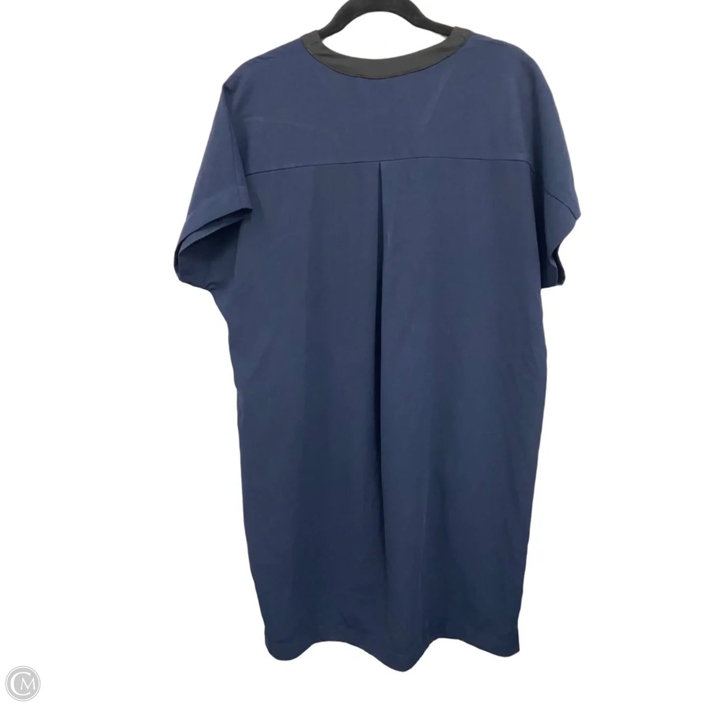 Dress Casual Short By Astr The Label In Black & Blue, Size: L