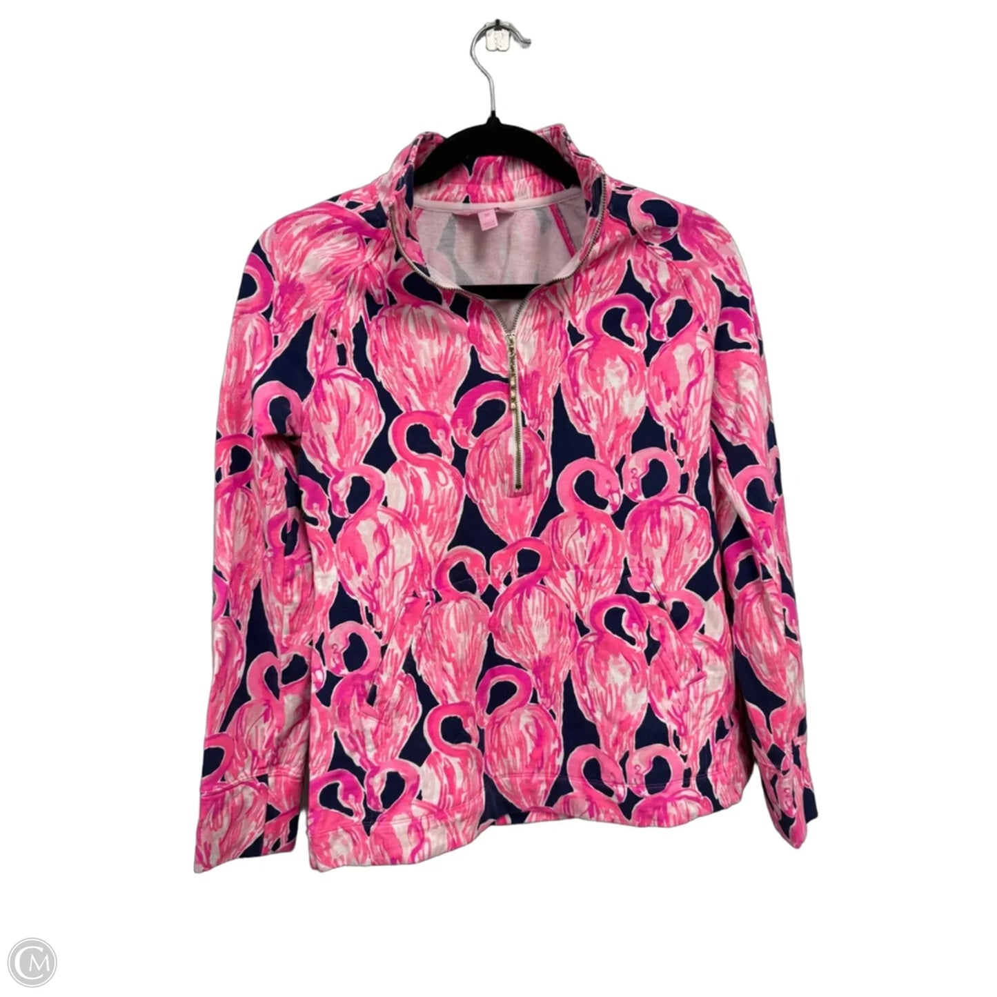 Jacket Designer By Lilly Pulitzer In Blue & Pink, Size: Xs