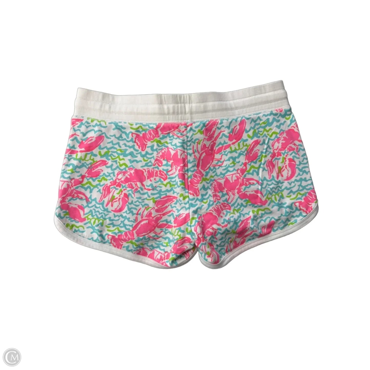 Shorts Designer By Lilly Pulitzer In Pink & White, Size: S