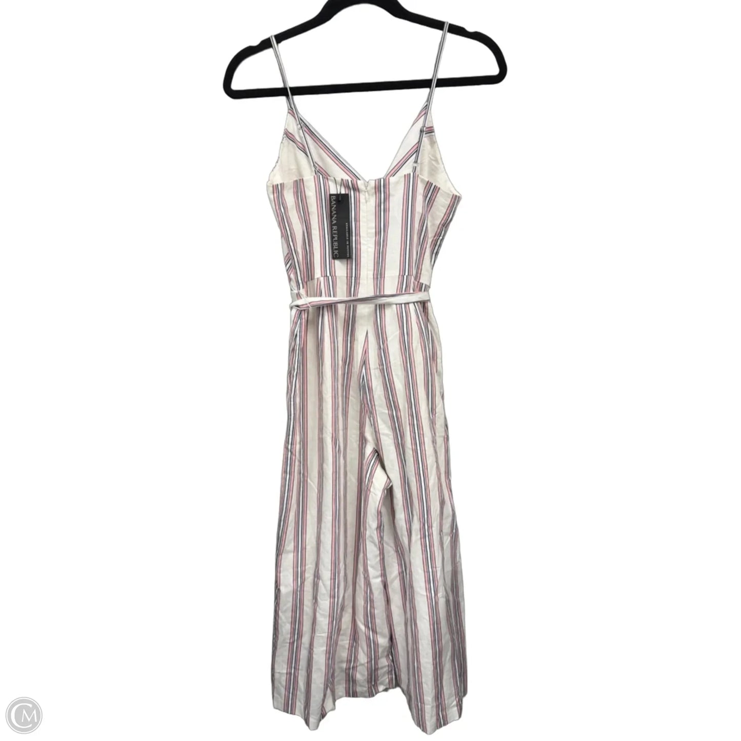 Jumpsuit By Banana Republic In Blue & White, Size: 2