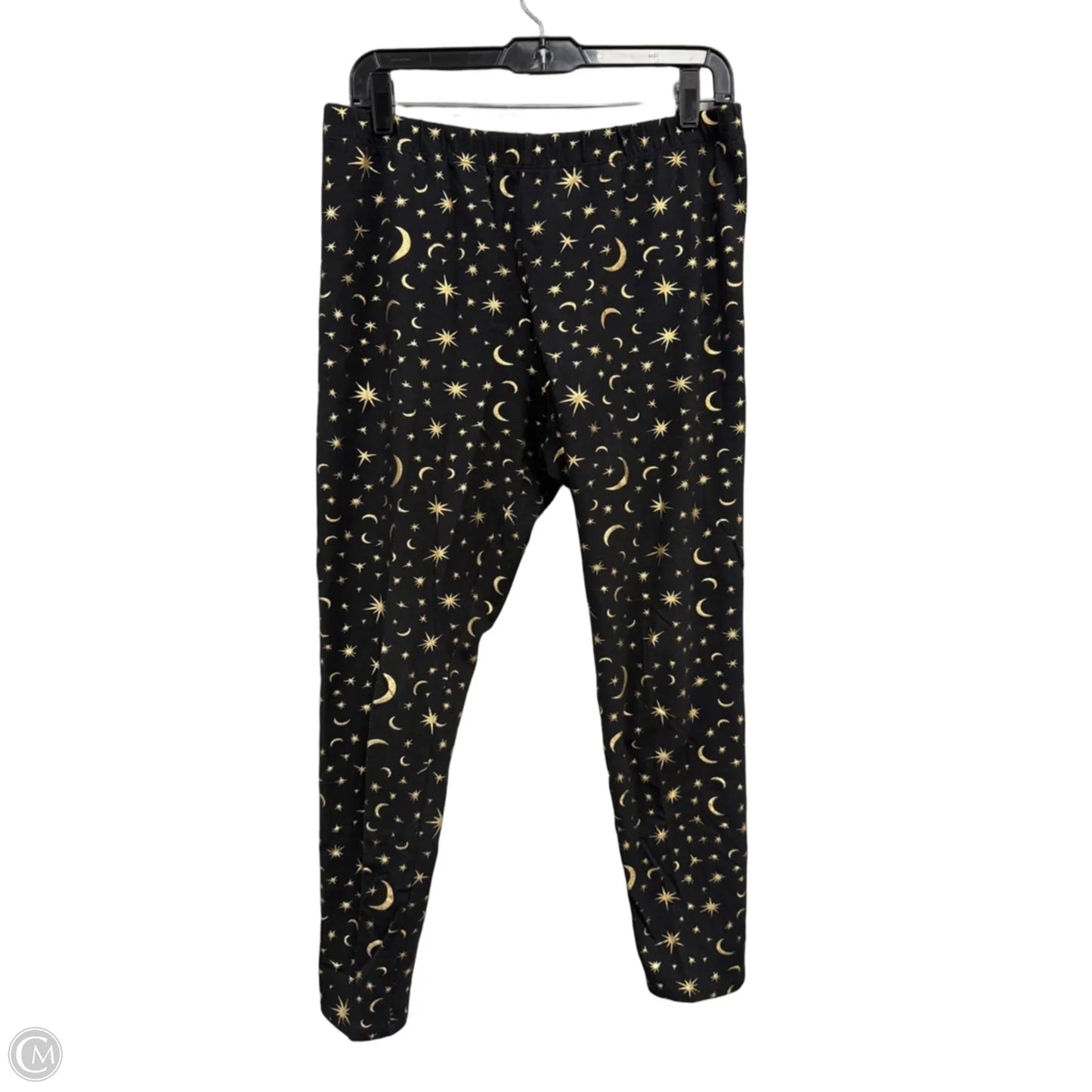 Pants Leggings By No Boundaries In Black & Gold, Size: Xl