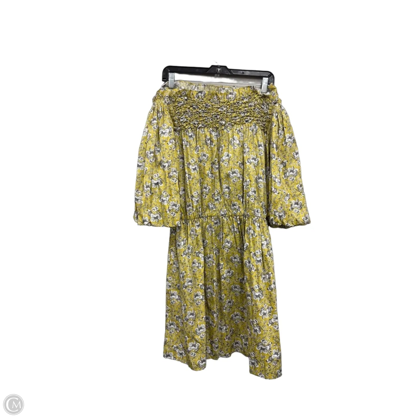 Dress Casual Short By Rebecca Taylor In Green & White, Size: Xl