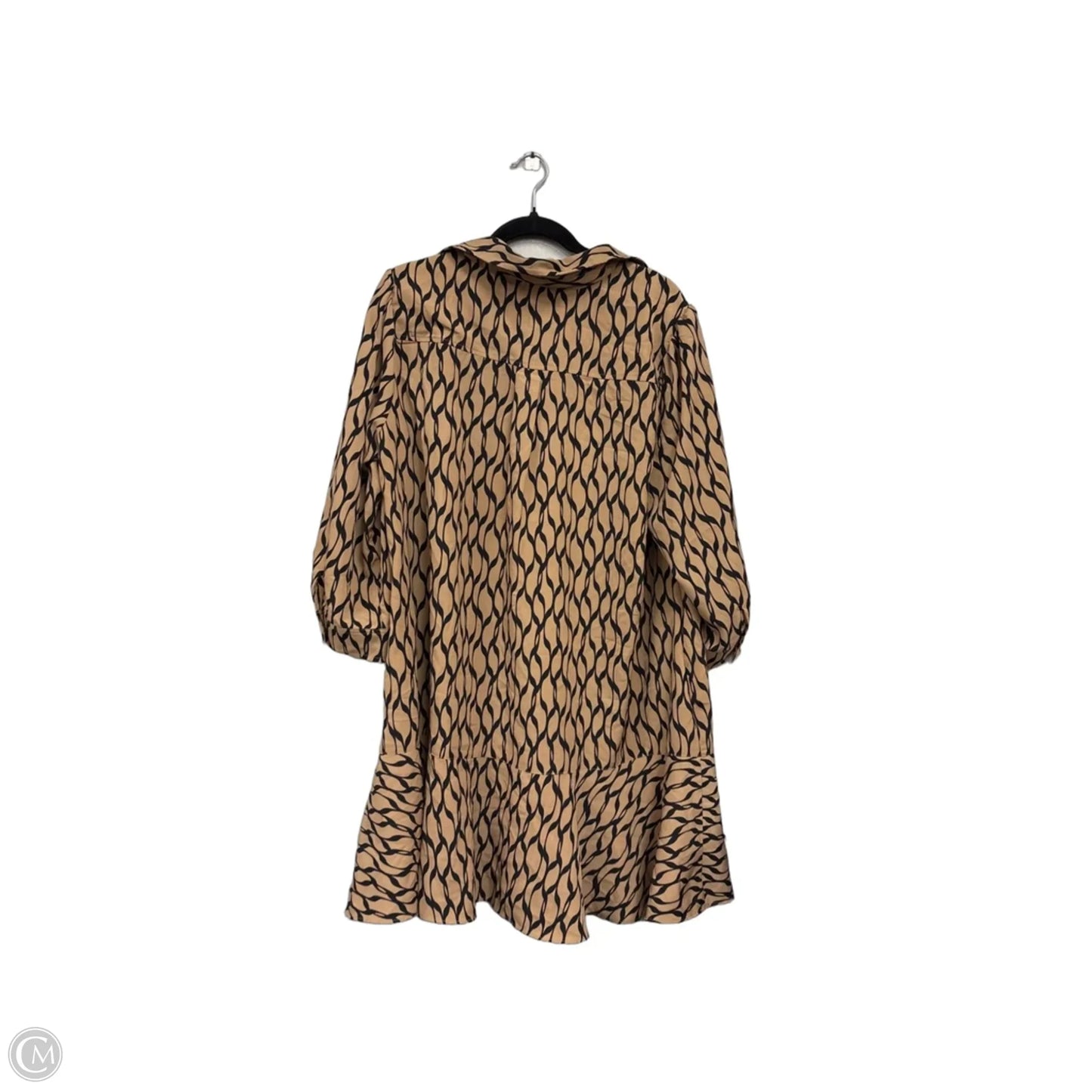 Dress Casual Short By Emma And Michele In Black & Brown, Size: 2x