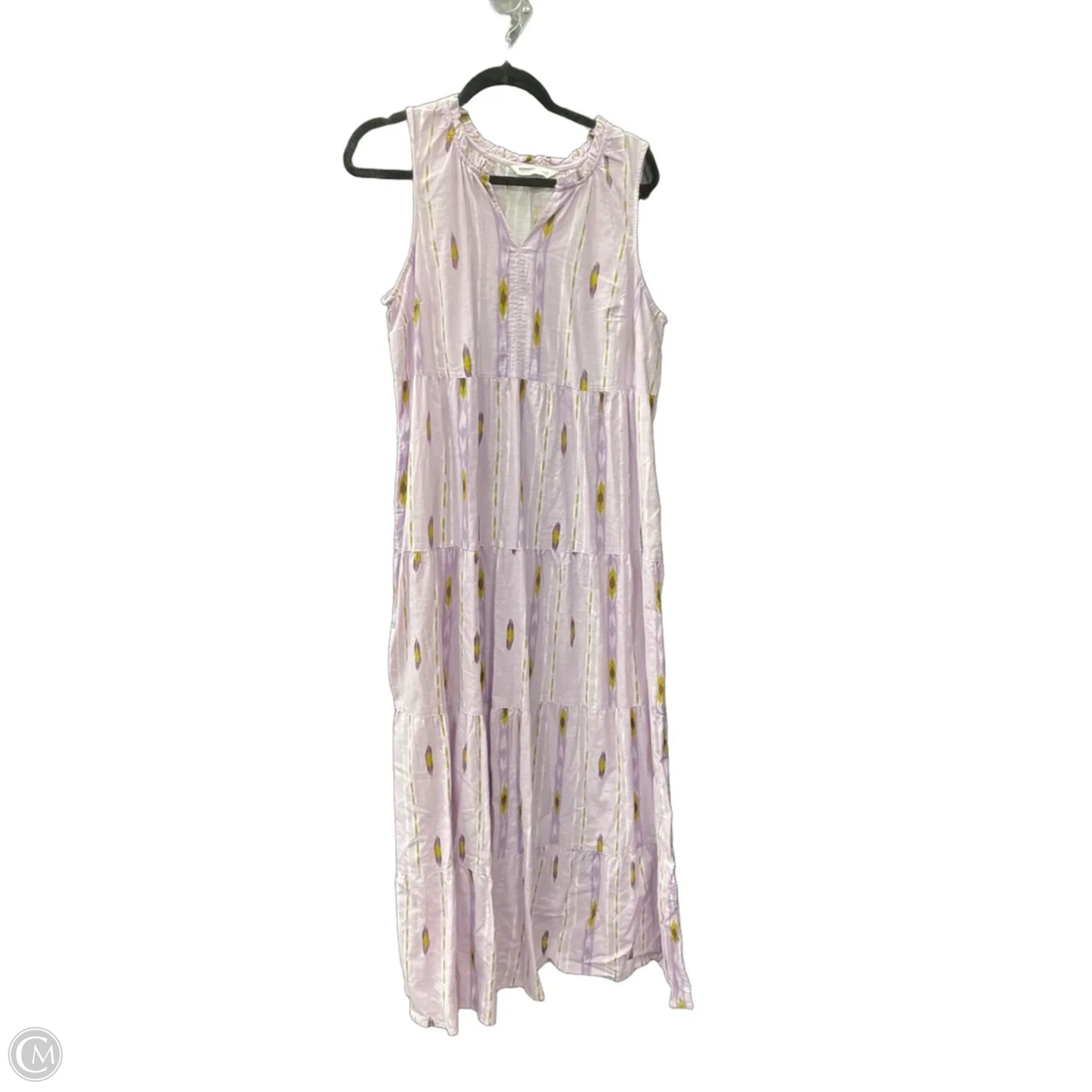 Dress Casual Maxi By Sonoma In Purple & White, Size: L
