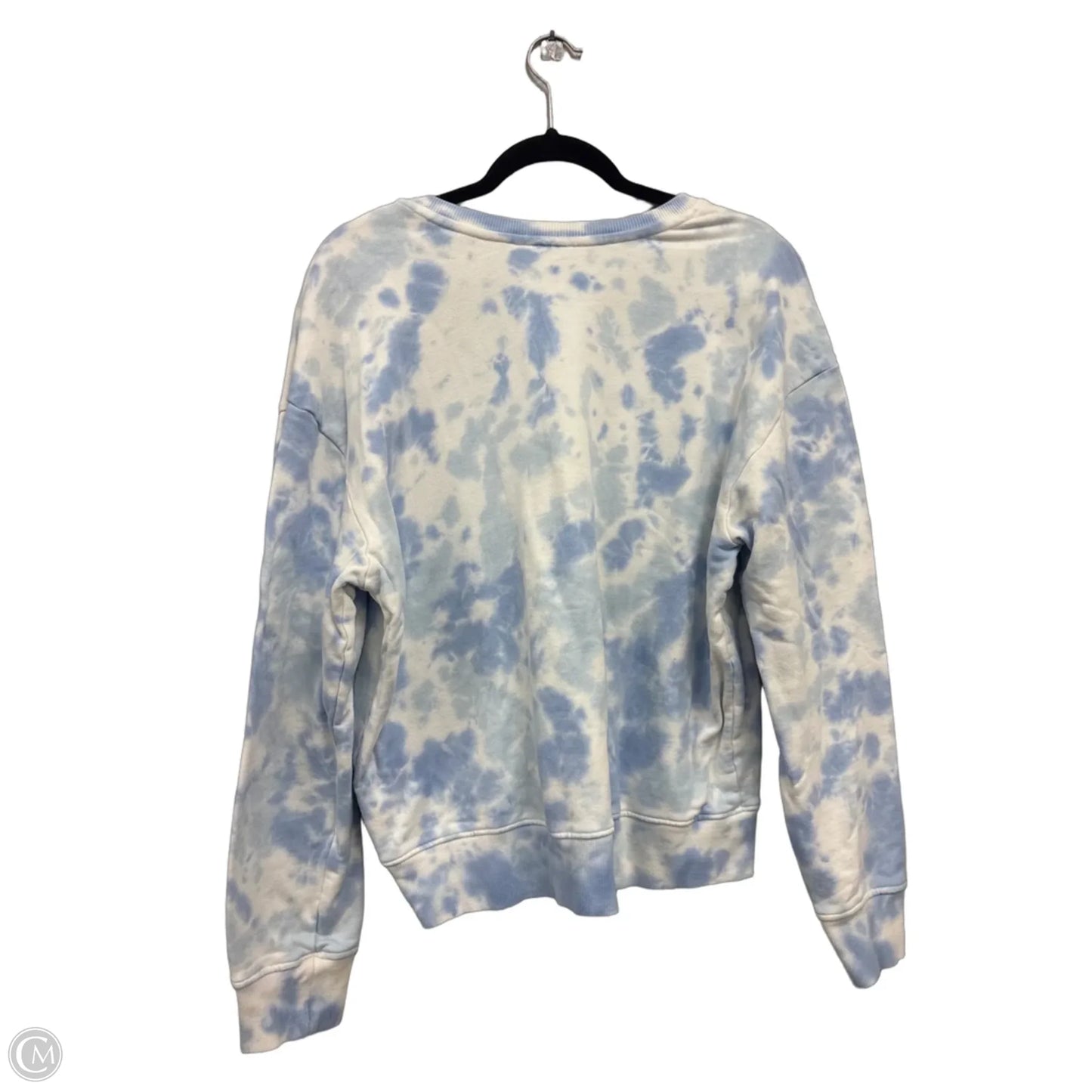 Sweatshirt Crewneck By Time And Tru In Blue & White, Size: Xl