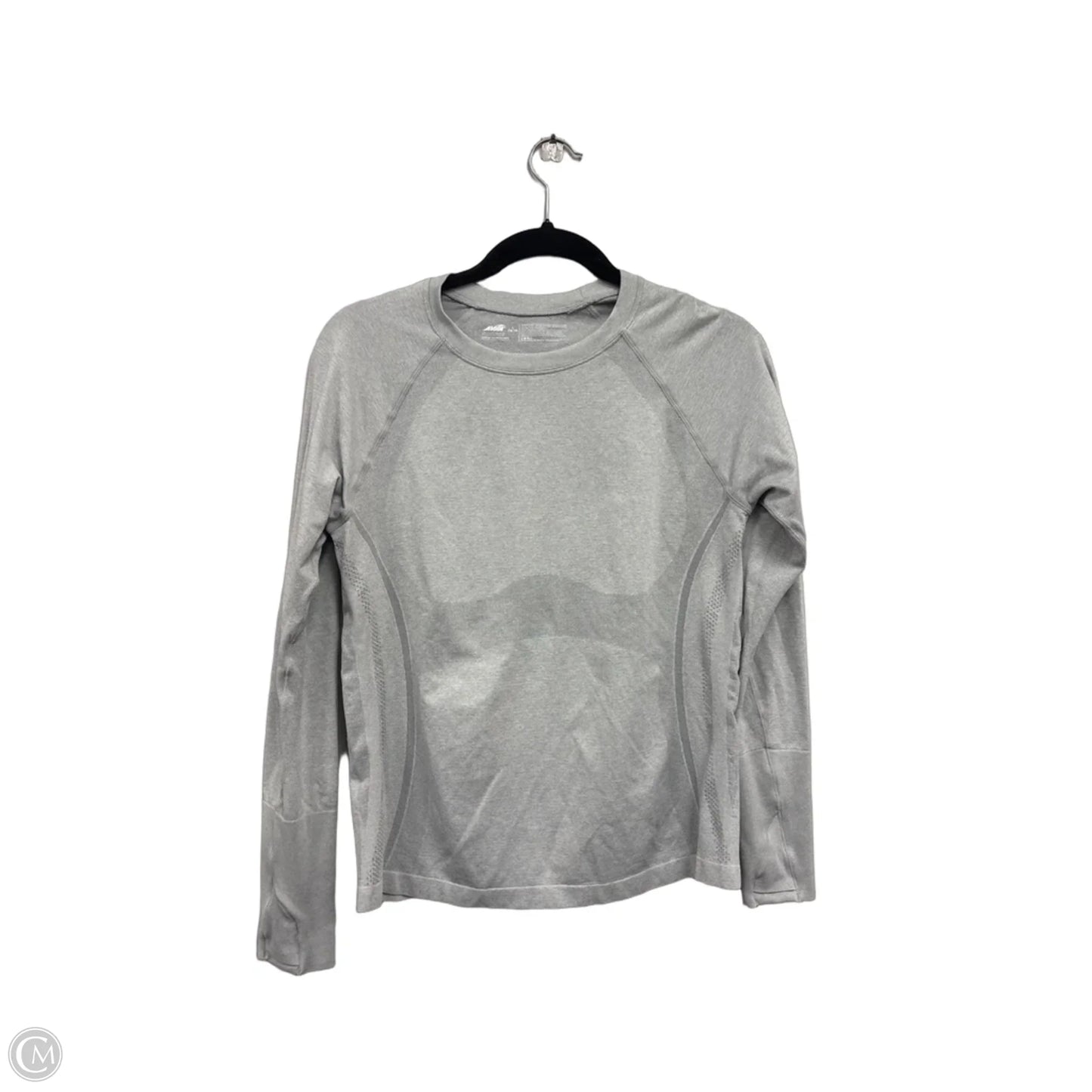 Athletic Top Long Sleeve Crewneck By Avia In Grey, Size: M