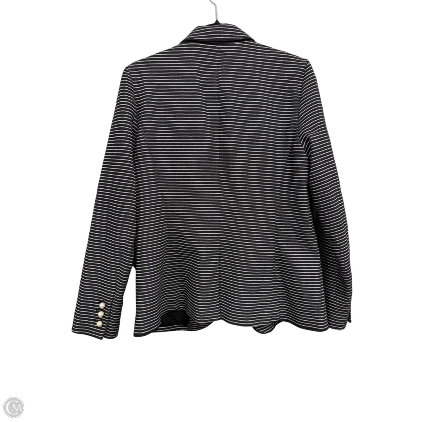 Blazer By Ann Taylor In Black & White, Size: 12