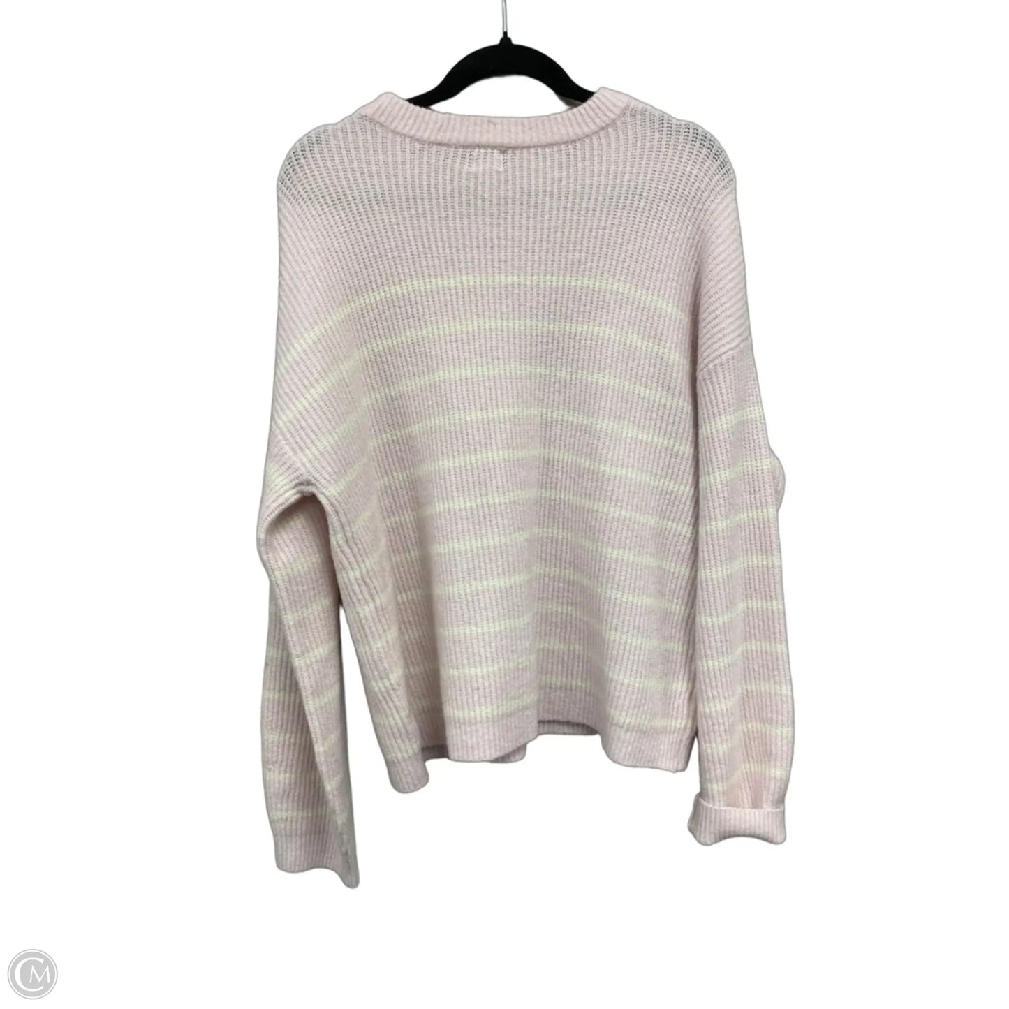 Sweater By A New Day In Pink & White, Size: Xl