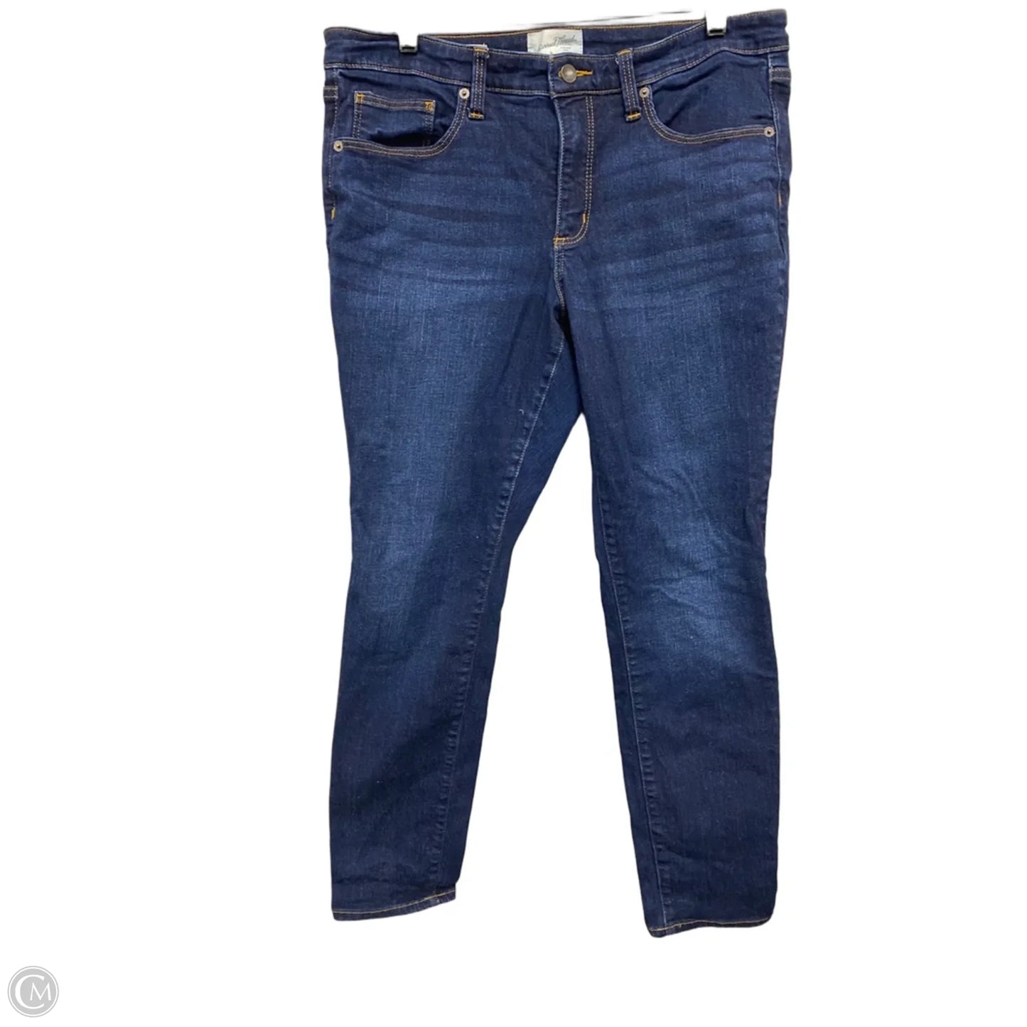 Jeans Skinny By Universal Thread In Blue Denim, Size: 14