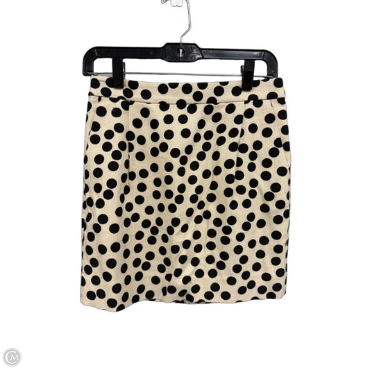 Skirt Mini & Short By J. Crew In Black & Cream, Size: 0