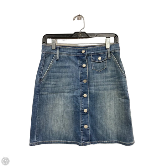 Skirt Mini & Short By Gap In Blue Denim, Size: 2