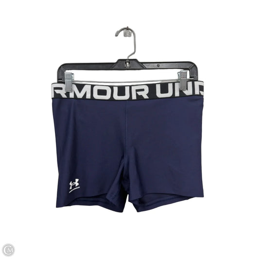 Athletic Shorts By Under Armour In Navy, Size: L