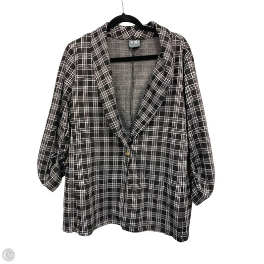Blazer By Arula In Black & White, Size: Xl