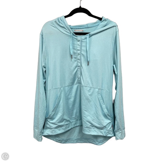 Athletic Top Long Sleeve Hoodie By Columbia In Blue, Size: M