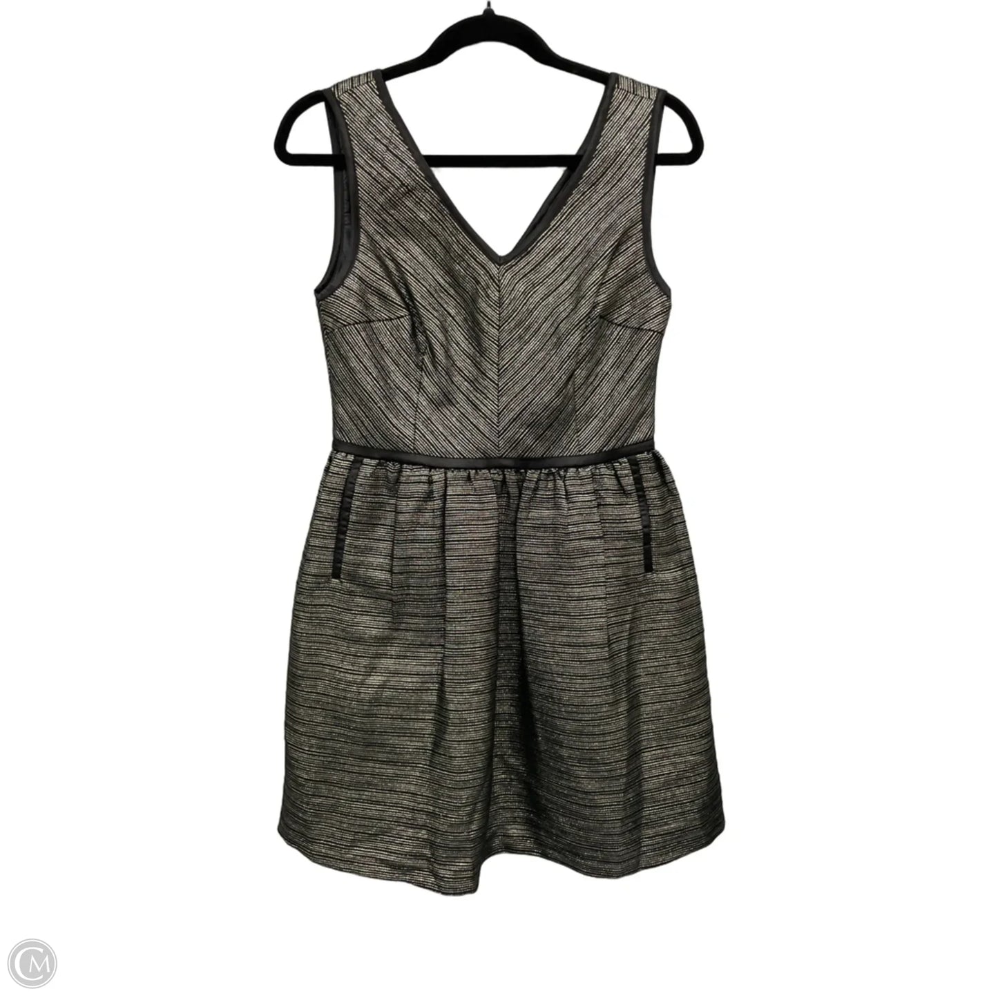 Dress Party Short By Soprano In Black & Gold, Size: M