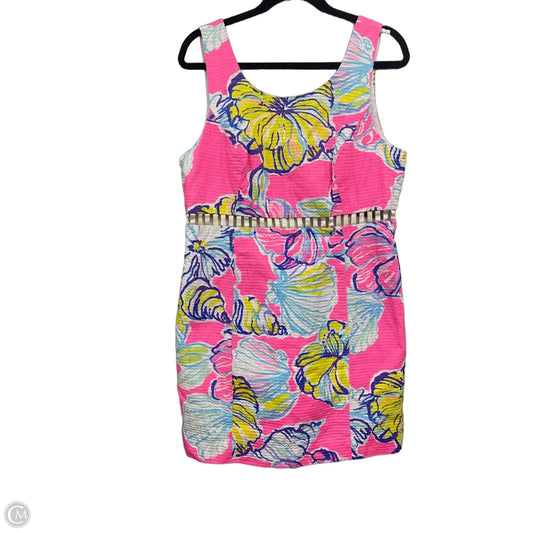 Dress Designer By Lilly Pulitzer In Pink & Purple, Size: 14