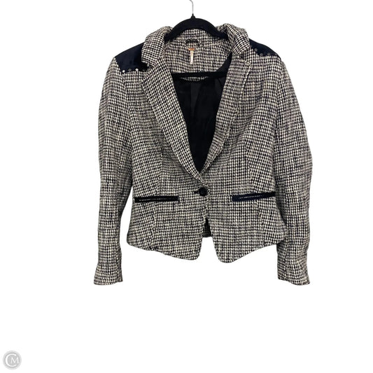 Blazer By Free People In Black & White, Size: Xs