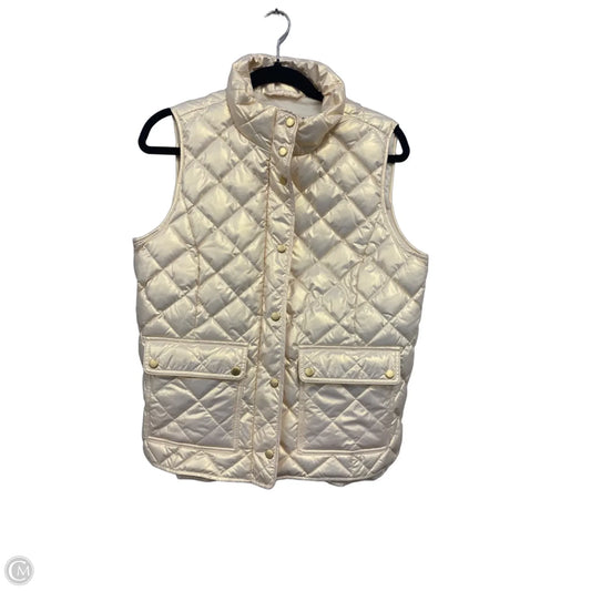 Vest Puffer & Quilted By Talbots In Gold, Size: S