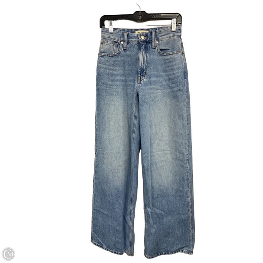 Jeans Wide Leg By Madewell In Blue Denim, Size: 0