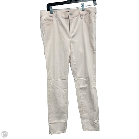 Jeans Skinny By Ann Taylor In Pink, Size: 8
