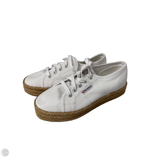 Shoes Sneakers By Superga In White, Size: 6.5