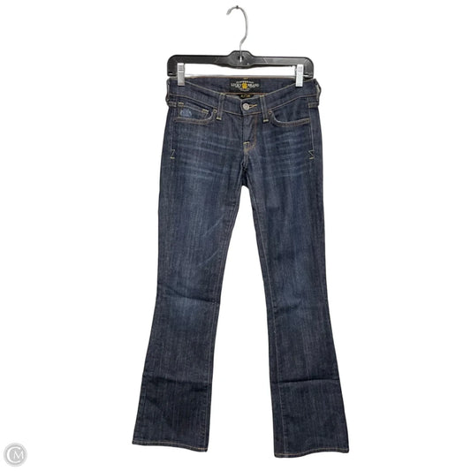 Jeans Boot Cut By Lucky Brand In Blue Denim, Size: 0