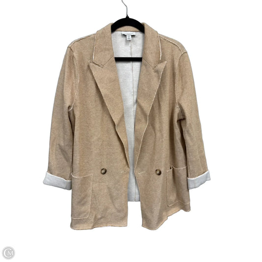 Blazer By Top Shop In Brown & Cream, Size: 10