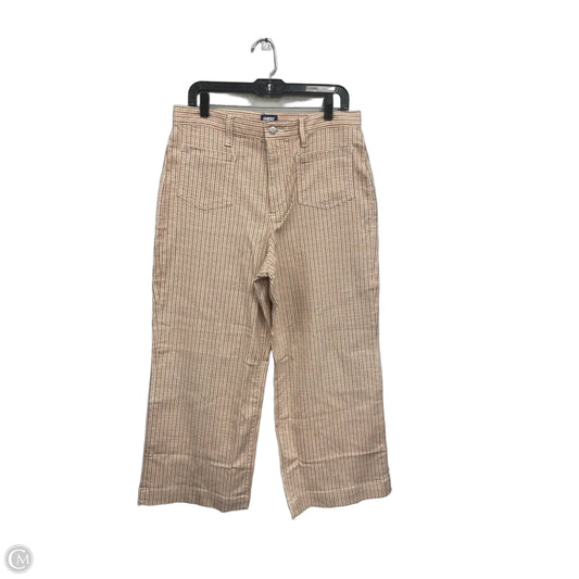 Pants Wide Leg By Lands End In Brown & Cream, Size: 12