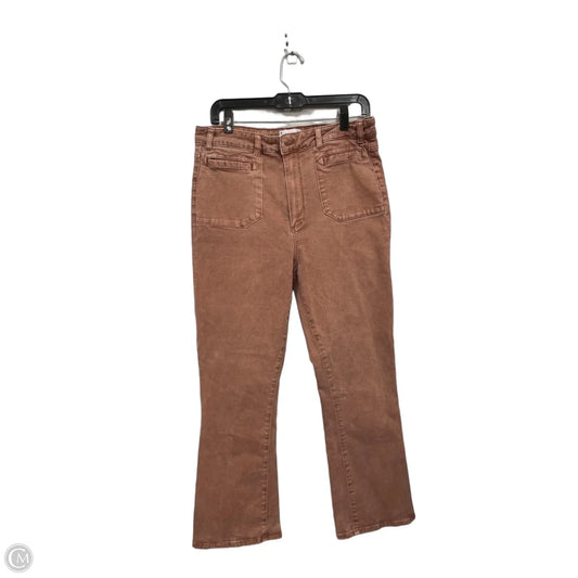 Jeans Wide Leg By Paige In Brown, Size: 12